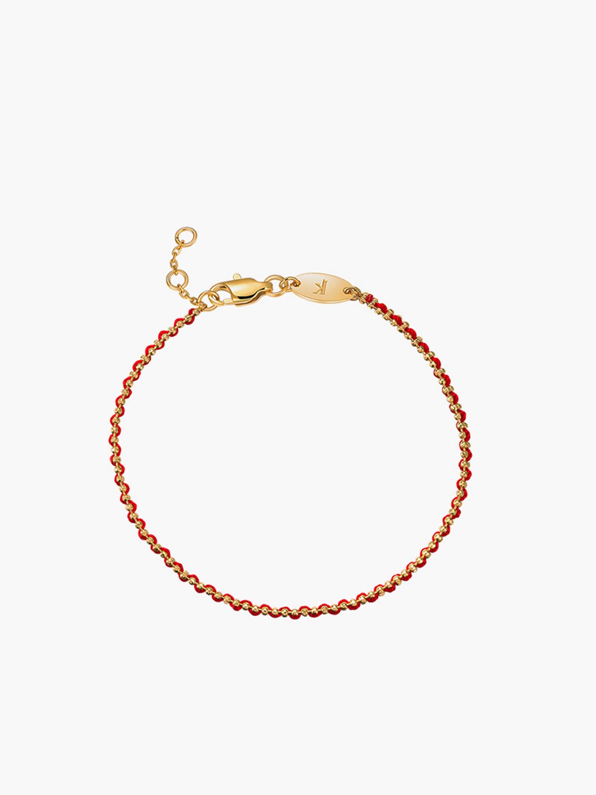 Red String Charm Bracelet — Svelte Chic
