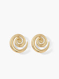 Swirl Earrings in Gold — Svelte Chic