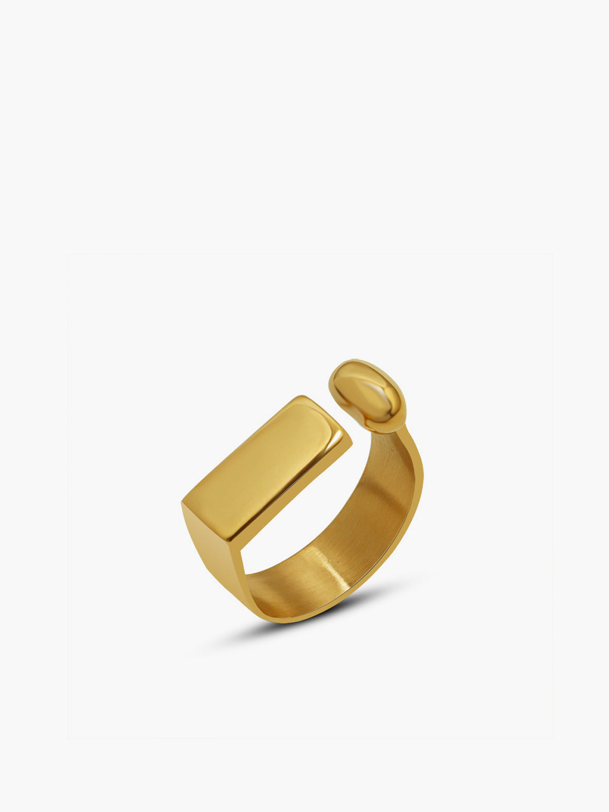 Geometric Open Ring — Svelte Chic