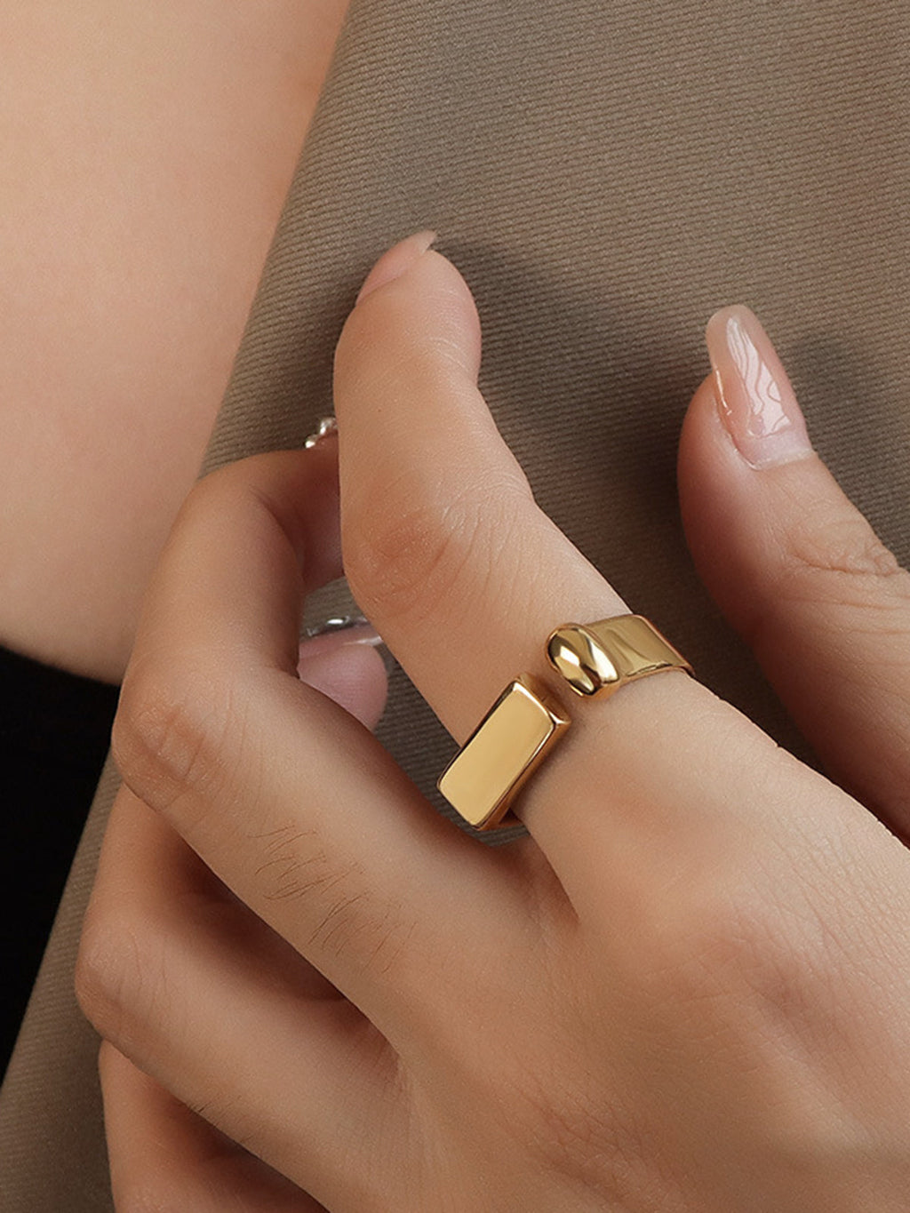 Geometric Open Ring — Svelte Chic