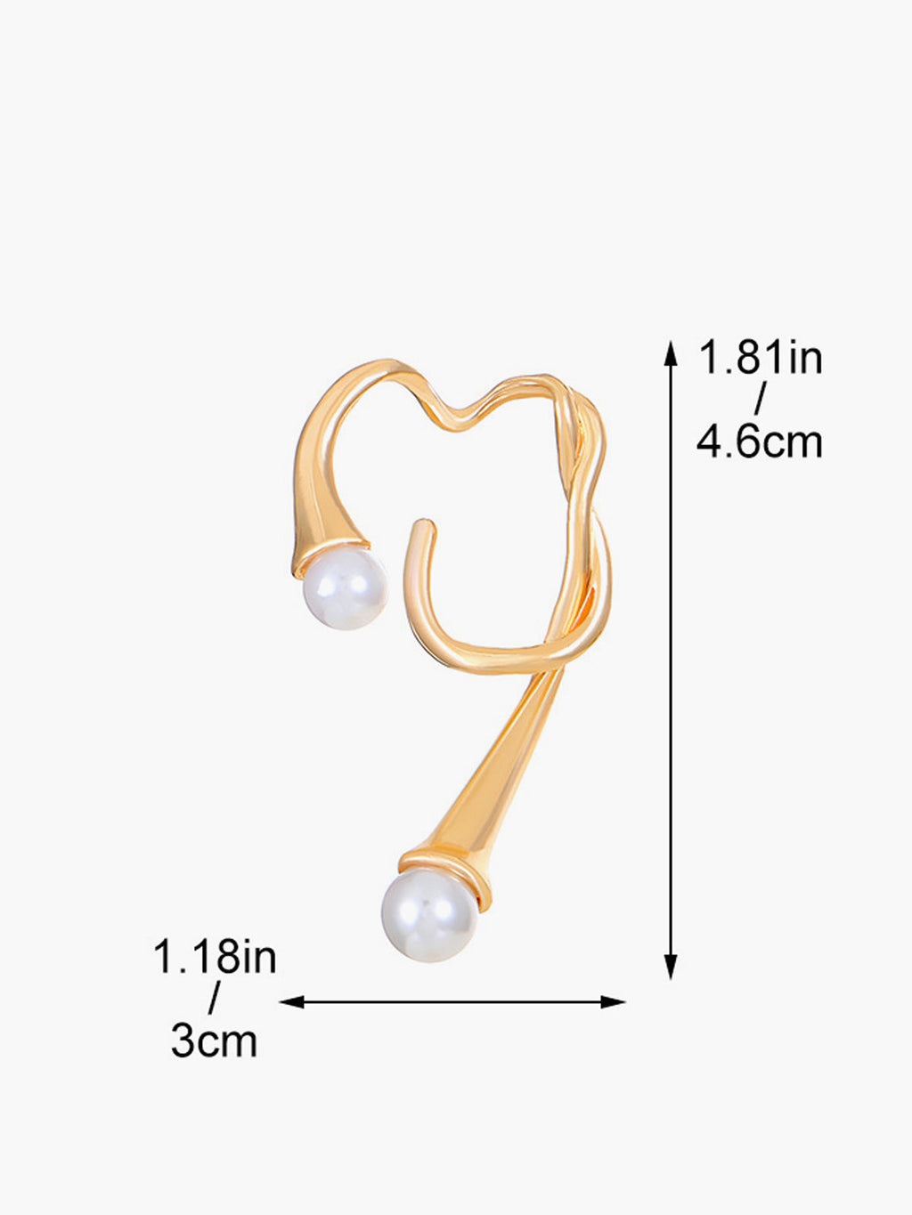 Irregular Fluid Earrings — Svelte Chic