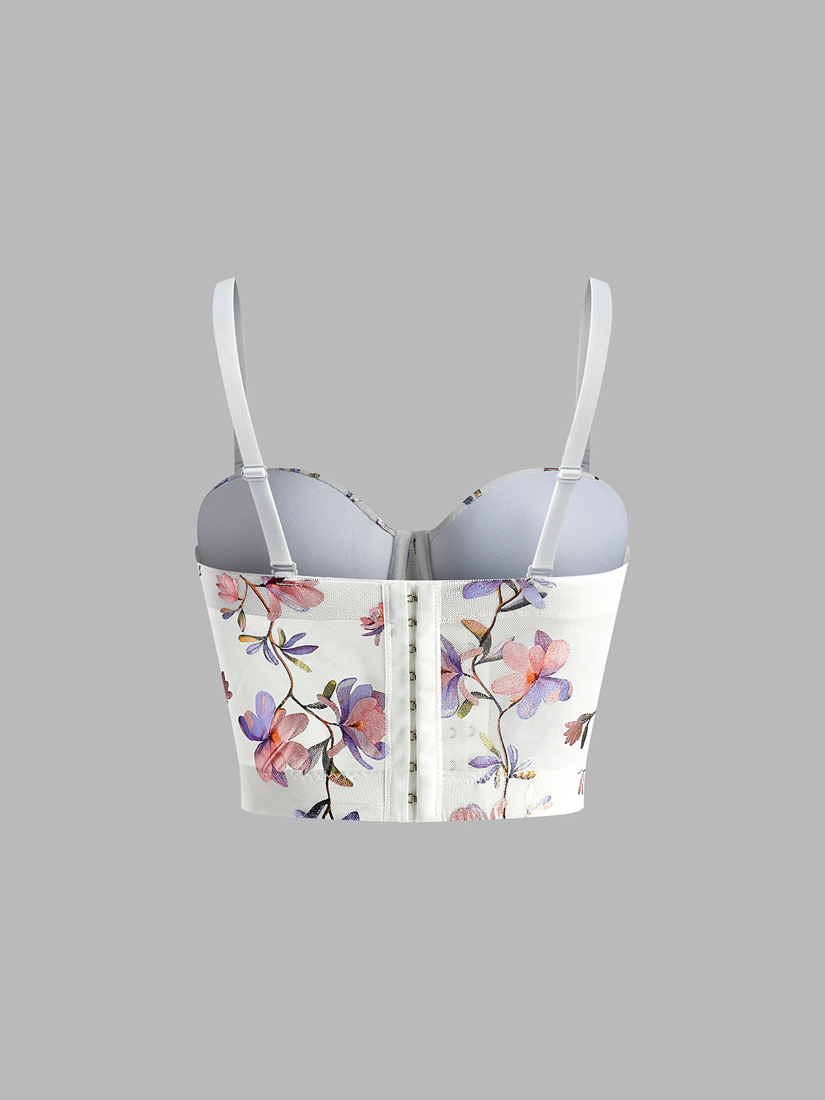 Floral Print Corset Top — Svelte Chic