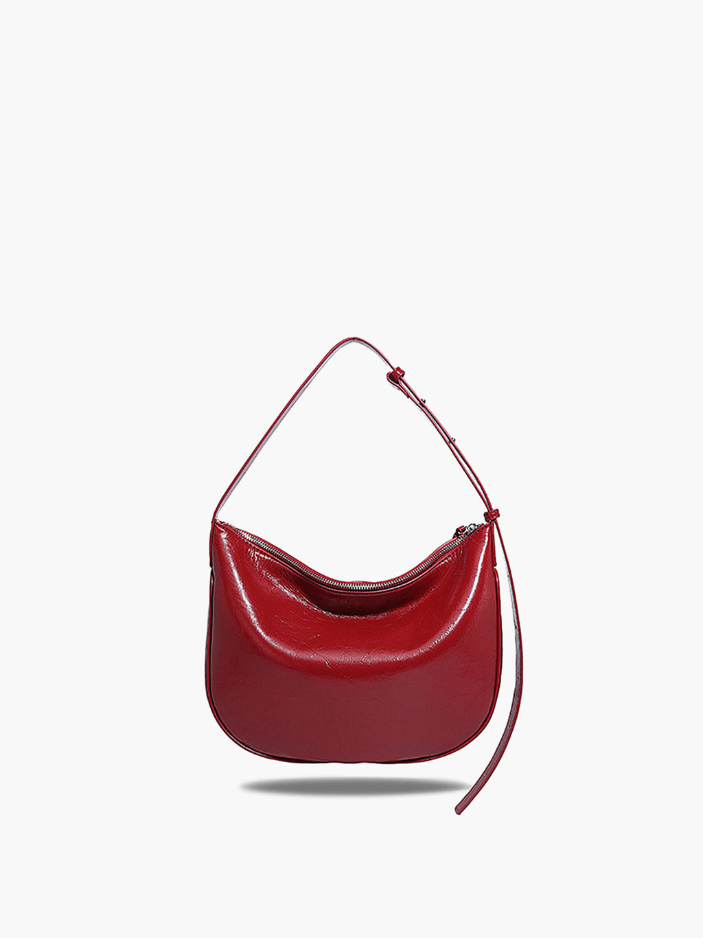 Textured Zip Shoulder Bag — Svelte Chic