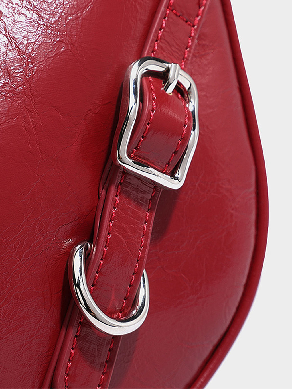 Textured Zip Shoulder Bag — Svelte Chic