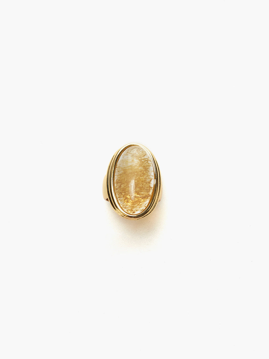 Yellow Crystal Ring — Svelte Chic
