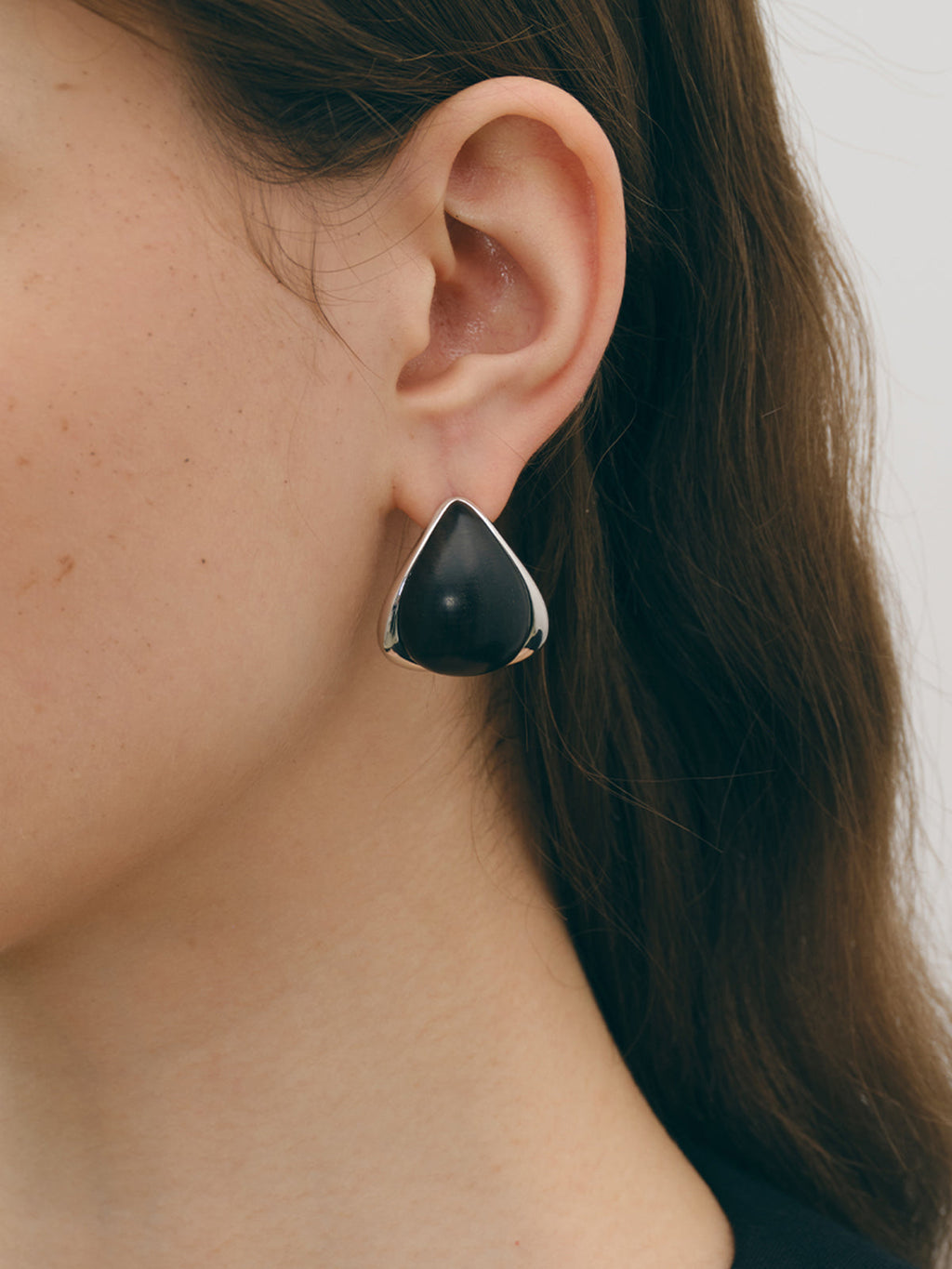 Midnight Black Onyx Earrings in Black — Svelte Chic