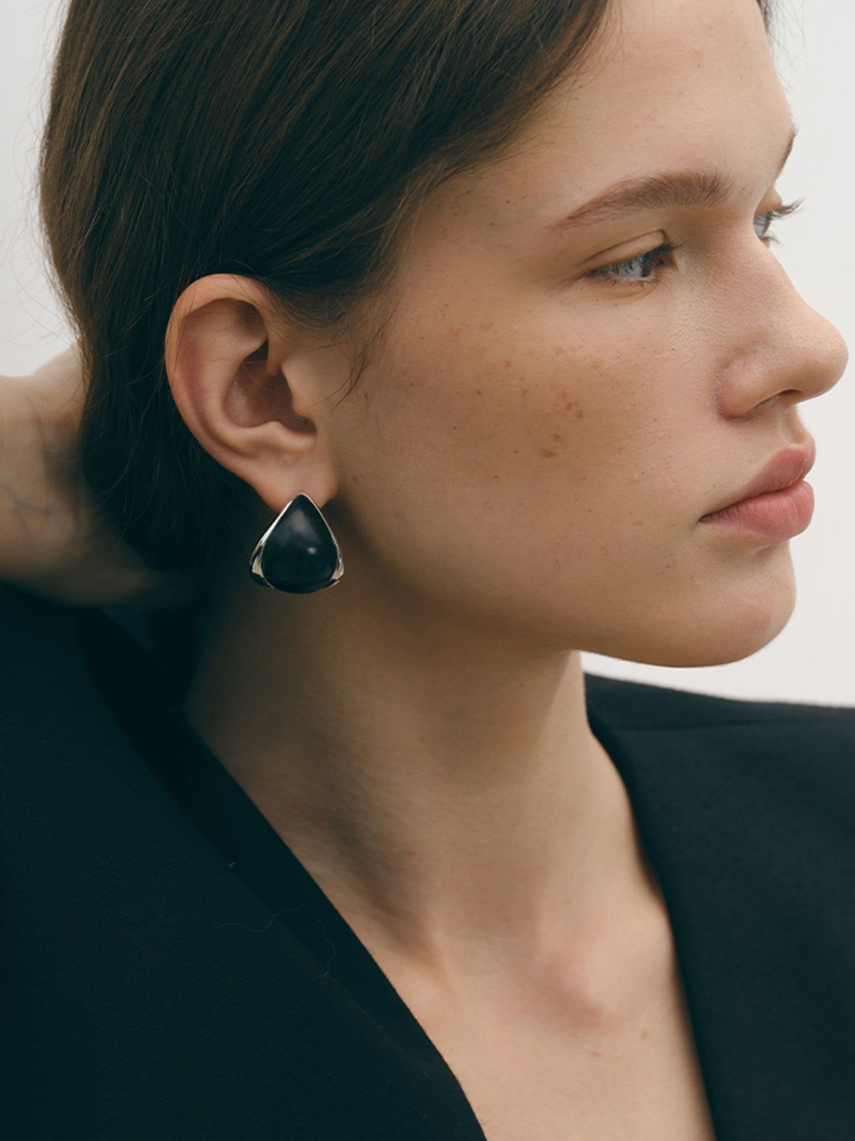 Midnight Black Onyx Earrings — Svelte Chic