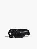 Textured Croissant Crossbody Bag in Black — Svelte Chic