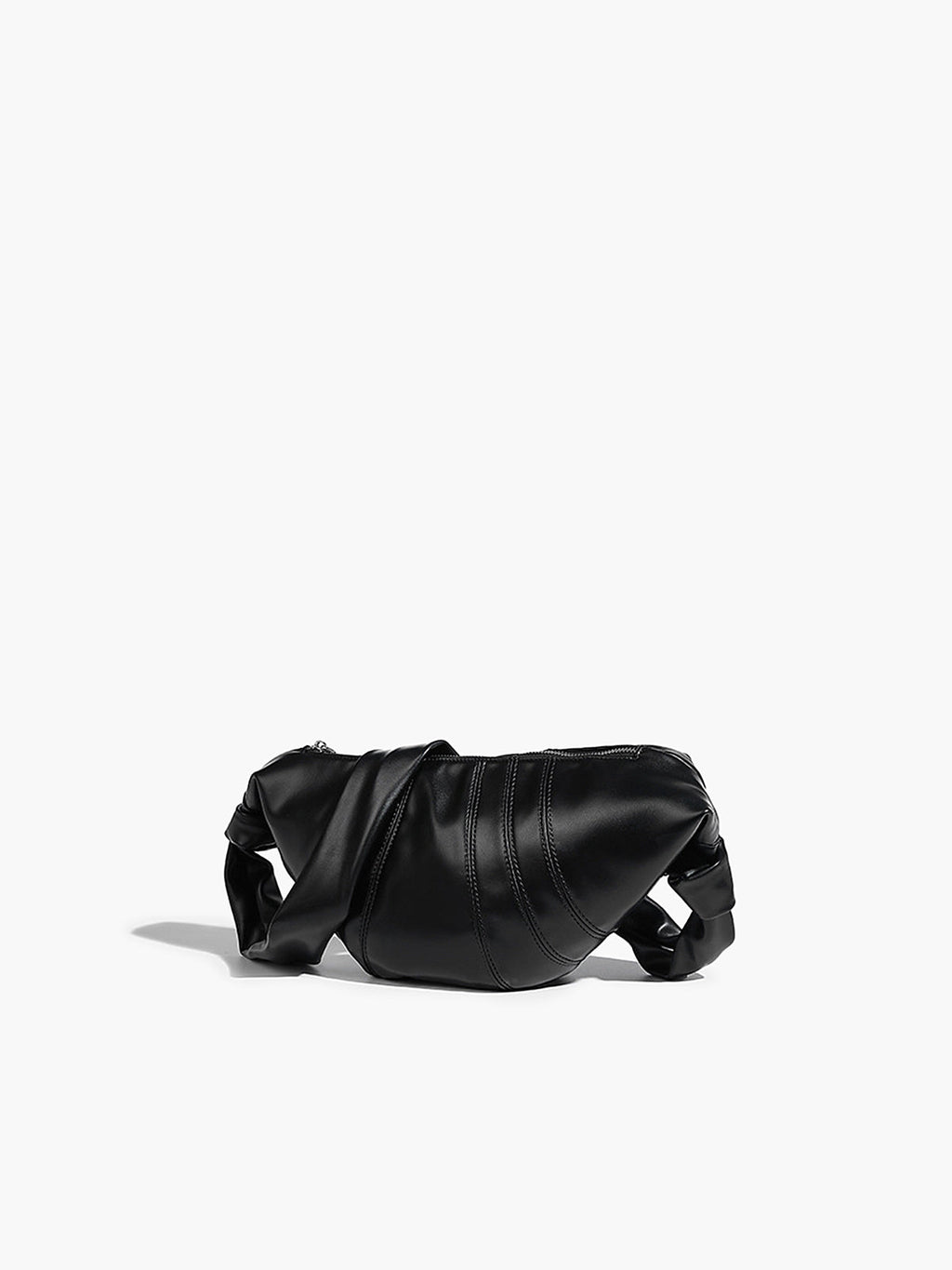 Textured Croissant Crossbody Bag — Svelte Chic