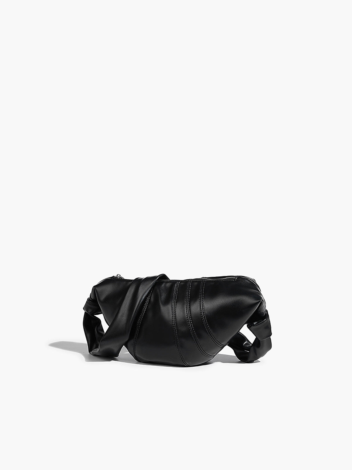 Textured Croissant Crossbody Bag — Svelte Chic