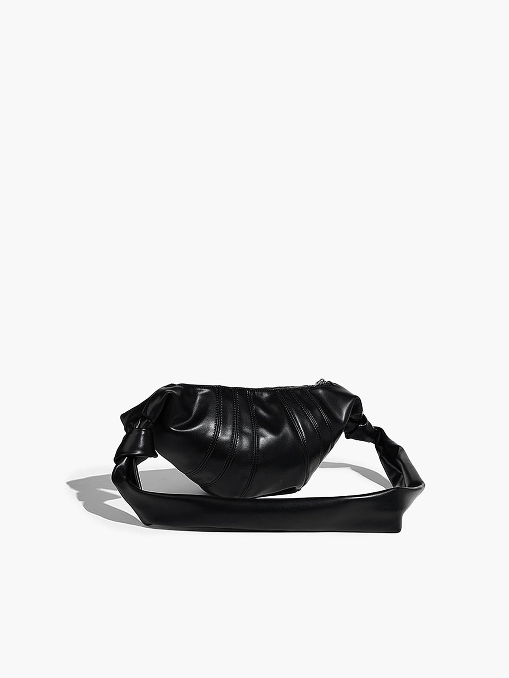 Textured Croissant Crossbody Bag — Svelte Chic