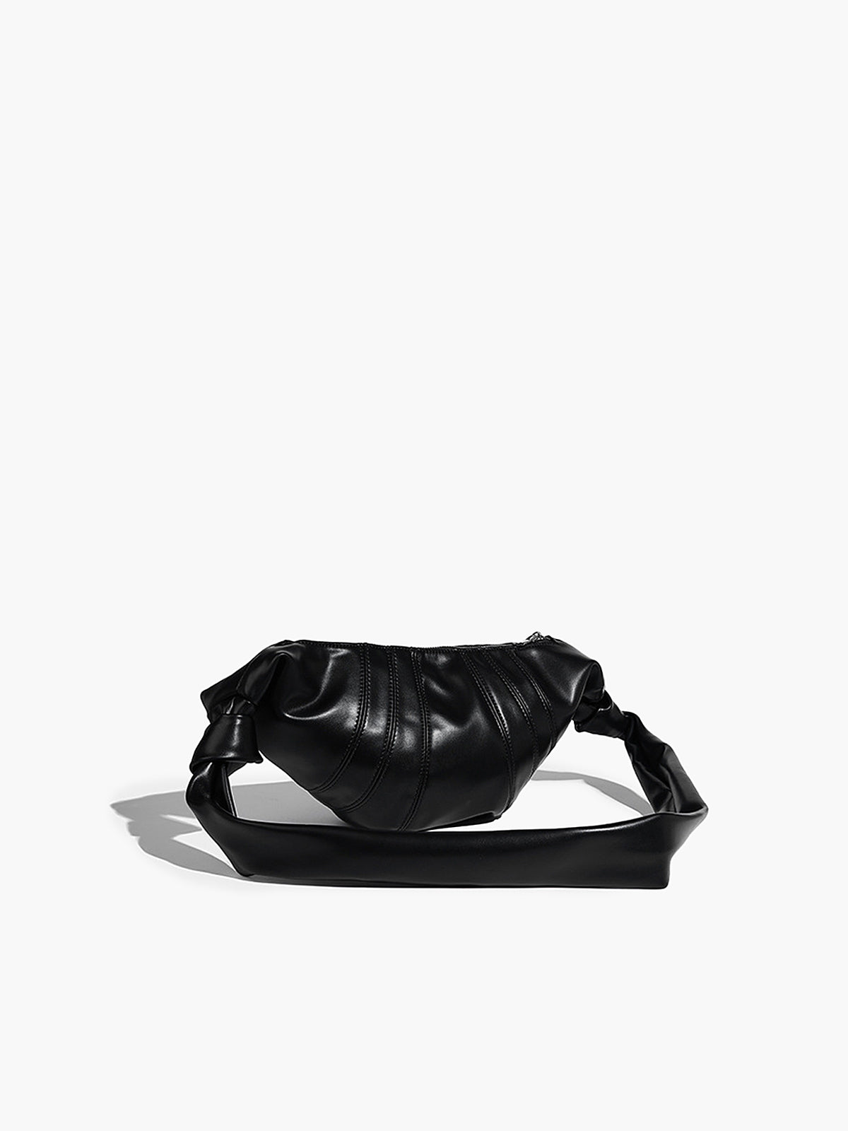 Textured Croissant Crossbody Bag — Svelte Chic