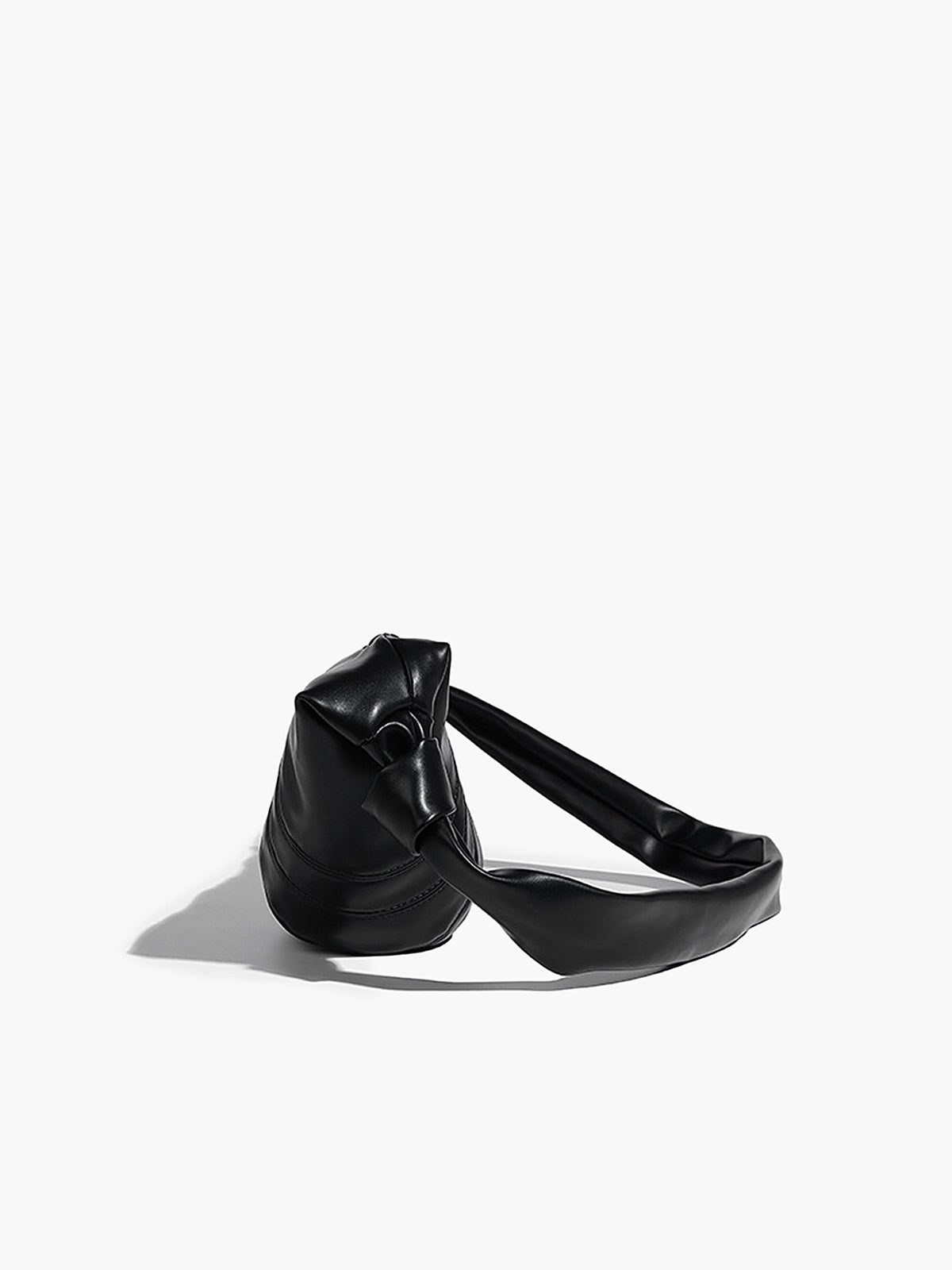 Textured Croissant Crossbody Bag — Svelte Chic