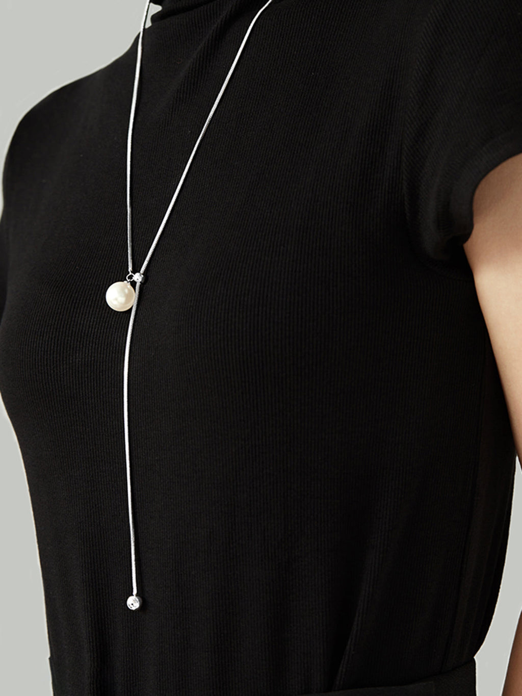 Pearl Lariat Y-Shape Necklace — Svelte Chic