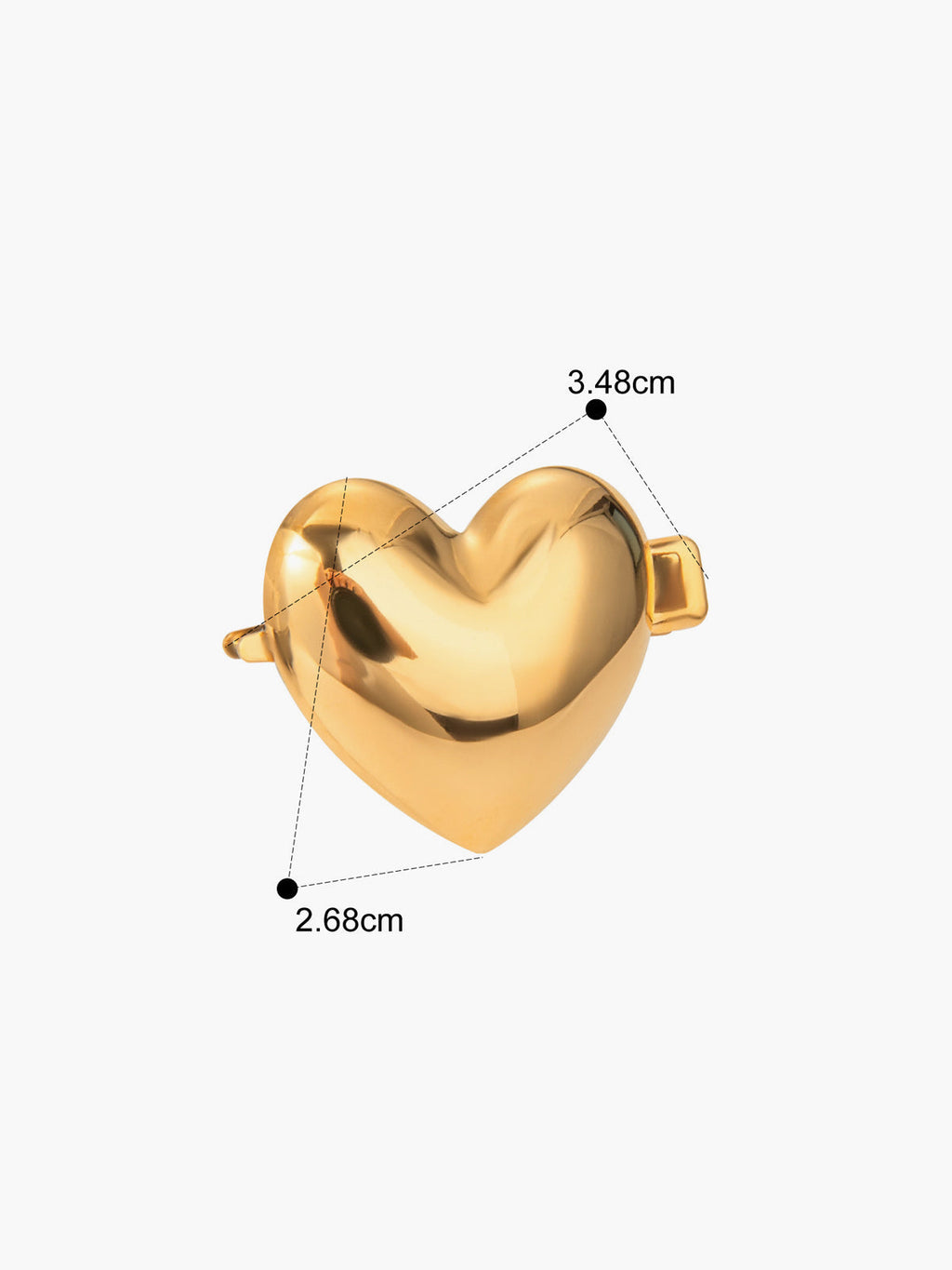 Heart Hair Clip — Svelte Chic