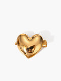 Heart Hair Clip in Gold — Svelte Chic