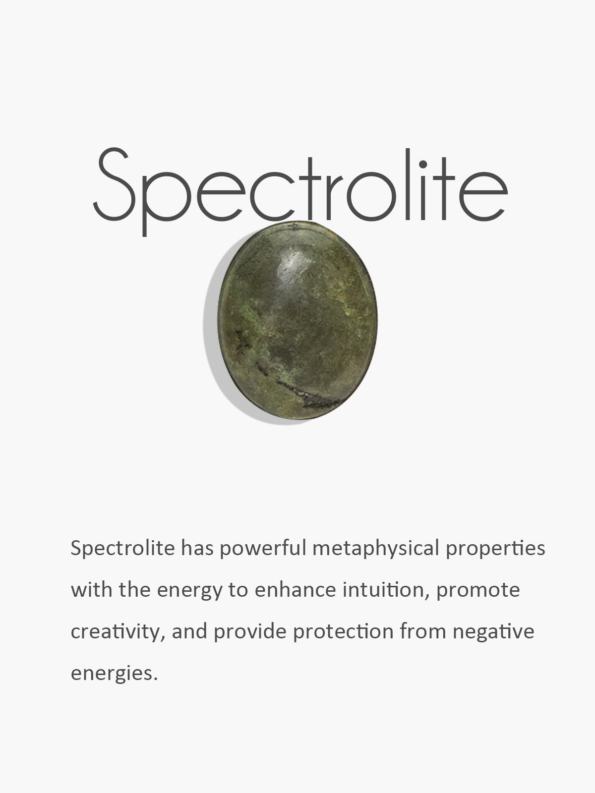 Spectrolite Ring in Moss Green — Svelte Chic