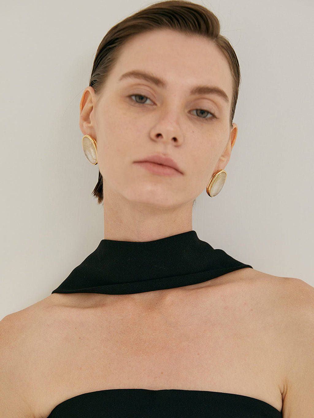 Yellow Crystal Stud Earrings — Svelte Chic