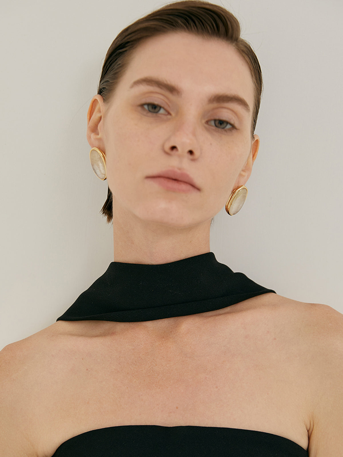 Yellow Crystal Stud Earrings — Svelte Chic