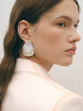 Petal Bloom Earrings in Silver — Svelte Chic