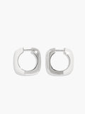 Vintage Enamel Drop Earrings in Silver — Svelte Chic
