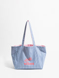 Reversible Canvas Tote in Pink — Svelte Chic