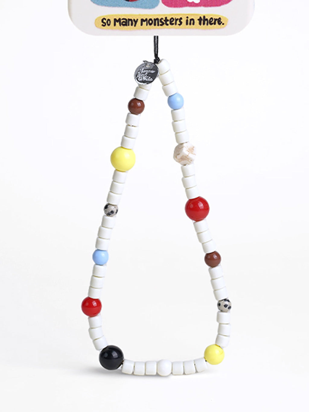 Beaded Phone Lanyard in Multicolor — Svelte Chic
