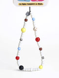 Beaded Phone Lanyard in Multicolor — Svelte Chic