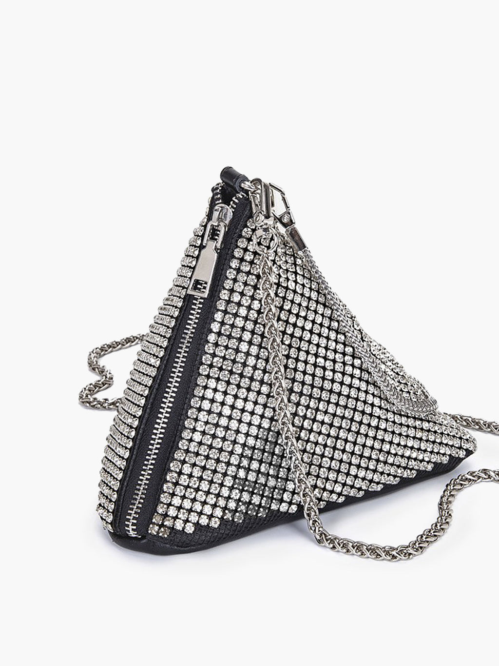 Rhinestone Triangle Mini Bag — Svelte Chic