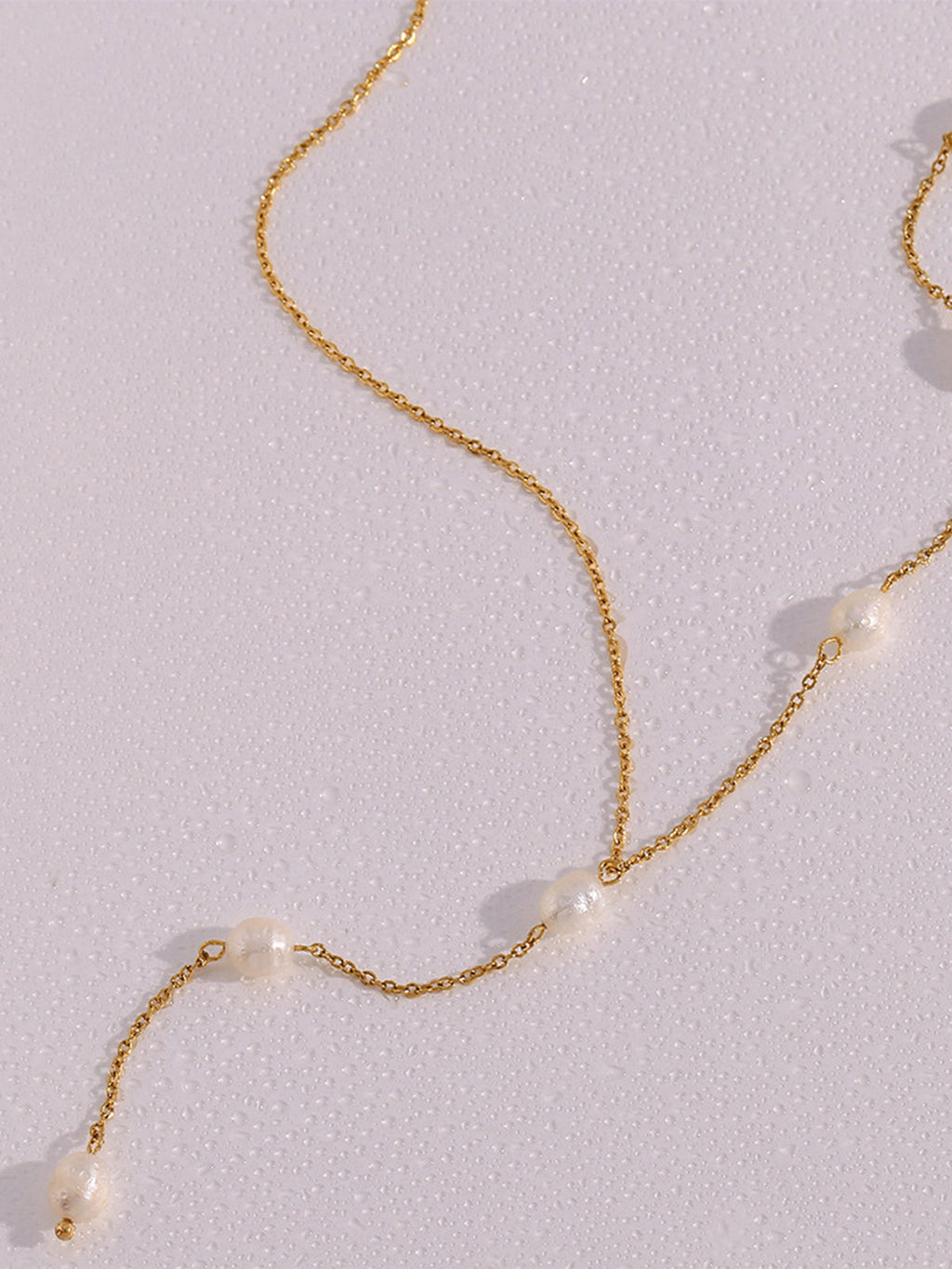 Y-Shape Pearl Necklace — Svelte Chic