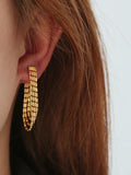 Tassel Chain Drop Earrings in Gold — Svelte Chic