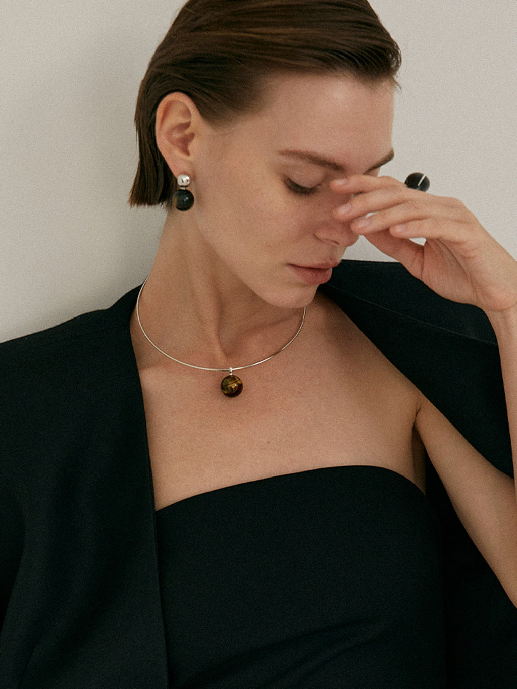 Tiger's Eye Choker — Svelte Chic
