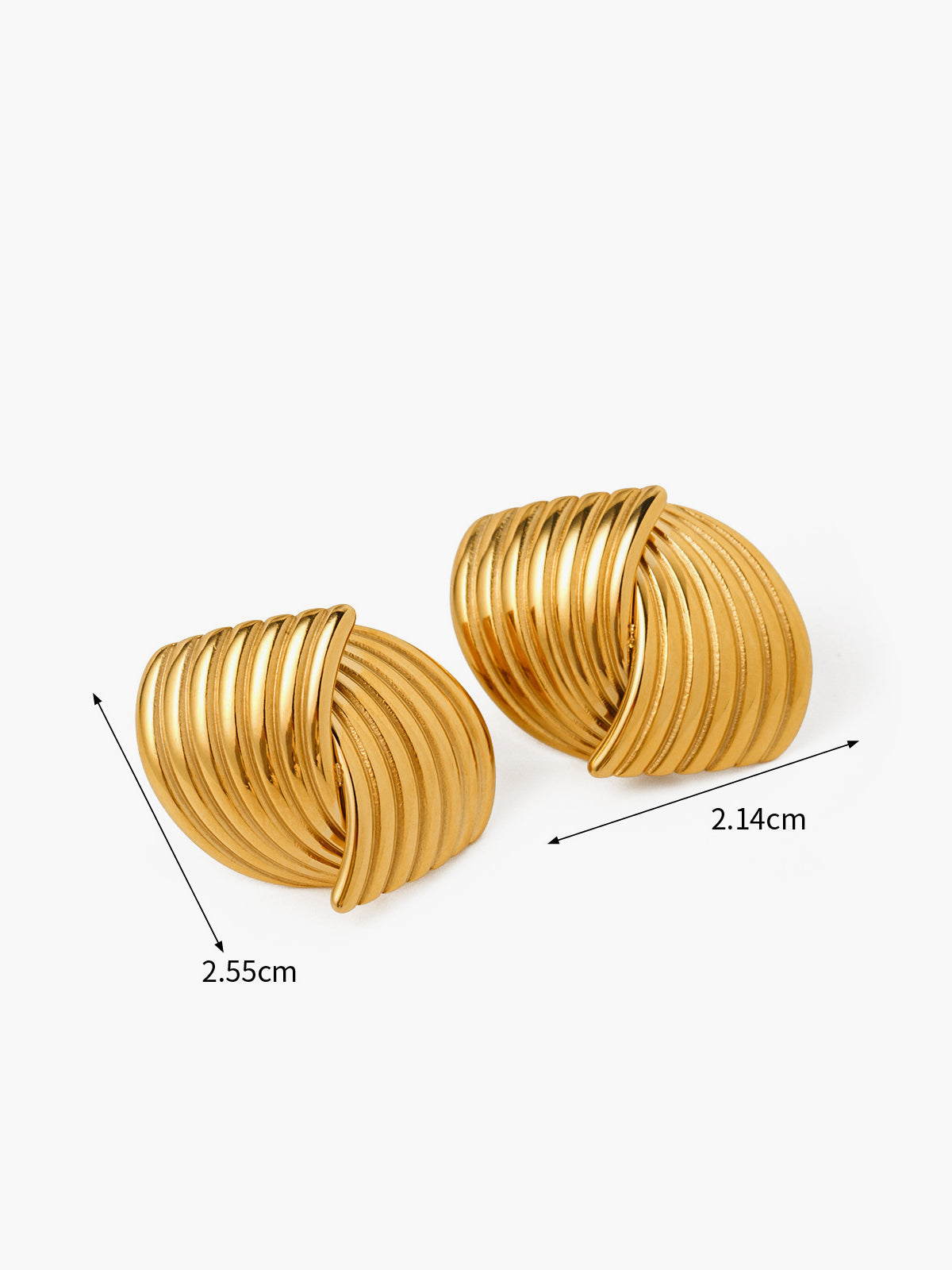 Chunky Twisted Earrings — Svelte Chic