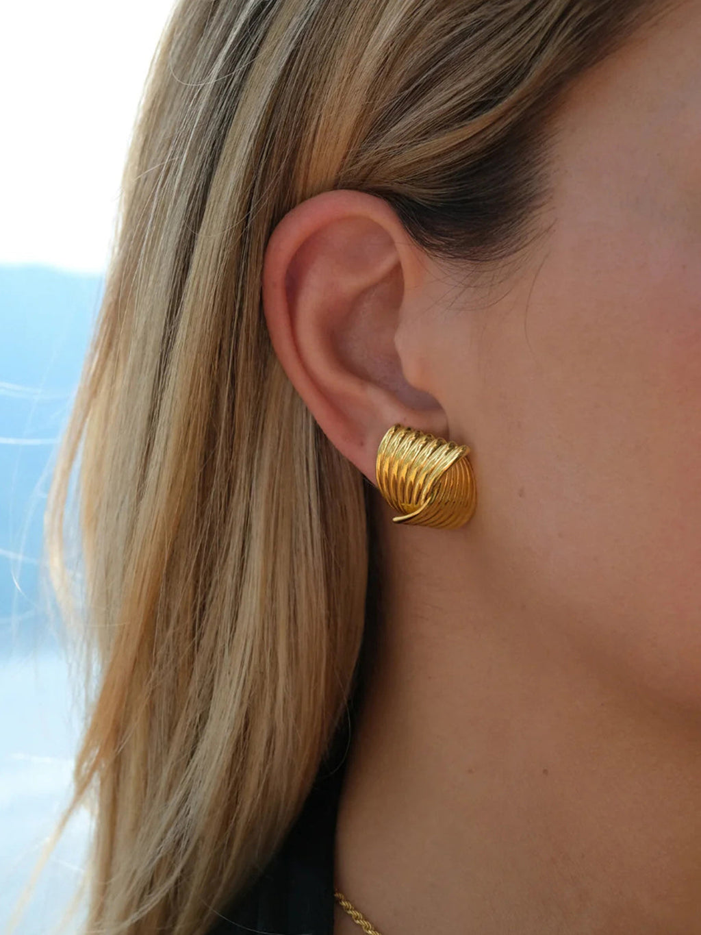 Chunky Twisted Earrings — Svelte Chic