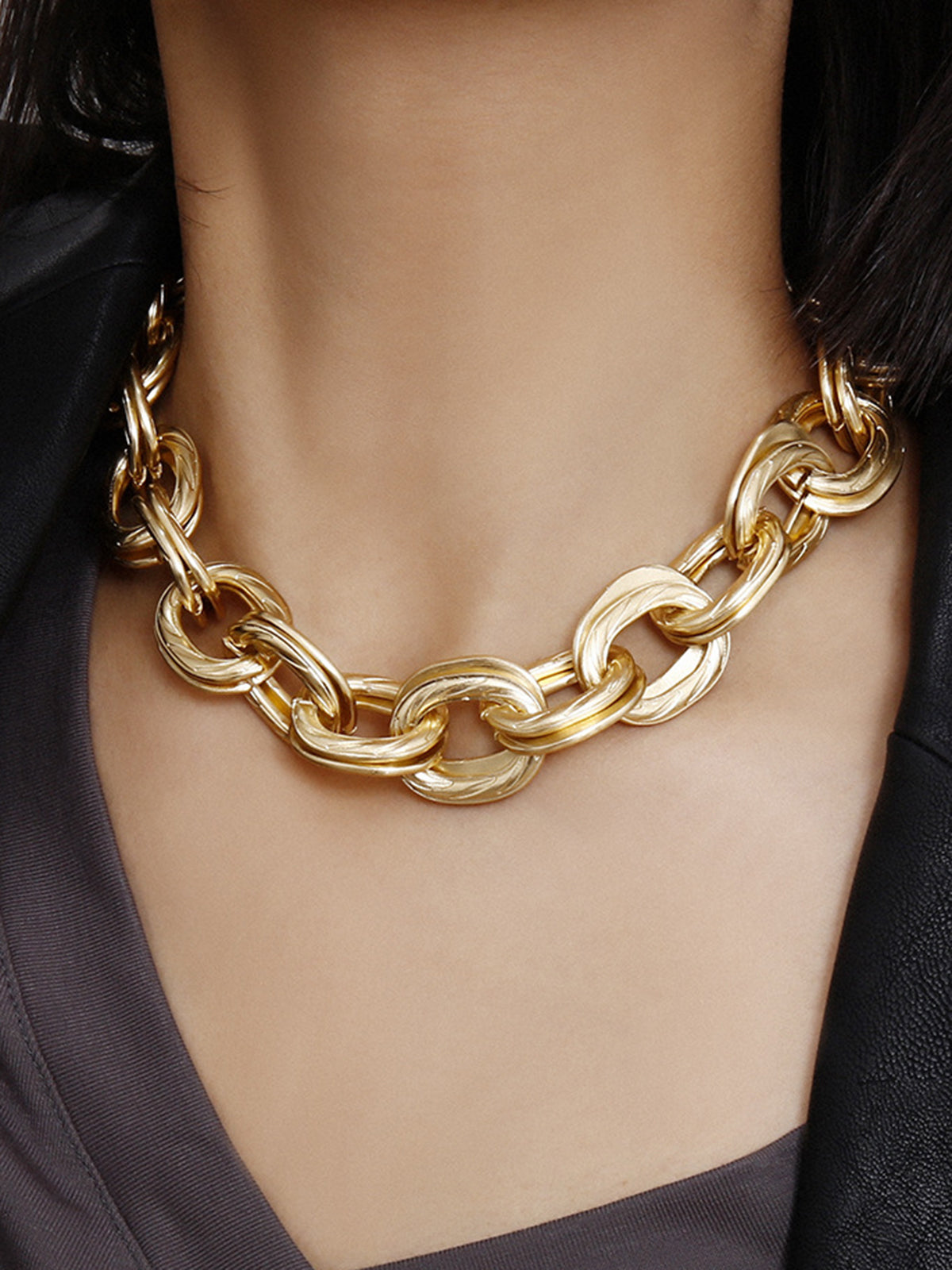 Thick Link Chain Necklace — Svelte Chic