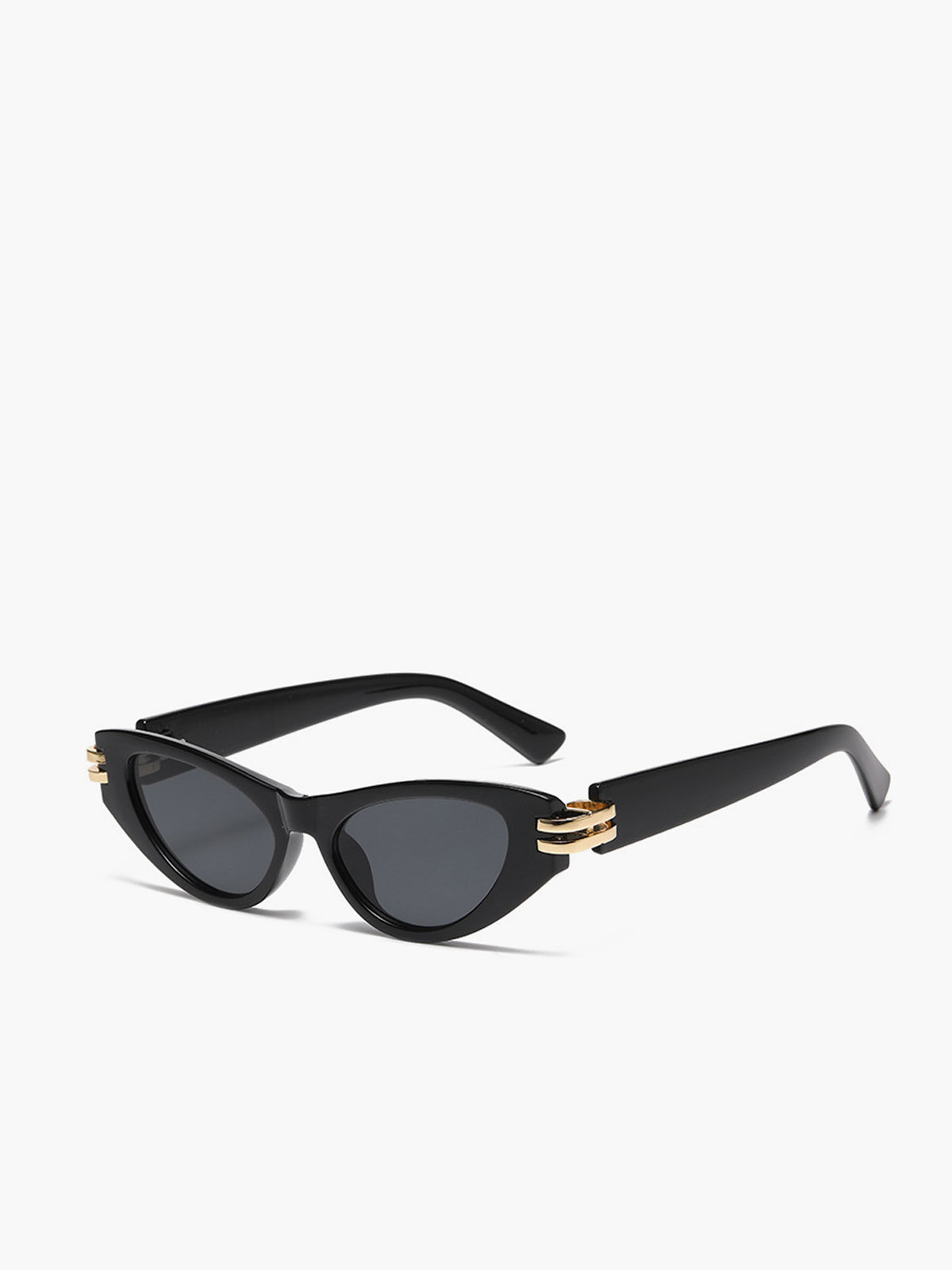 Cat Eye Sunglasses in Black in Black — Svelte Chic