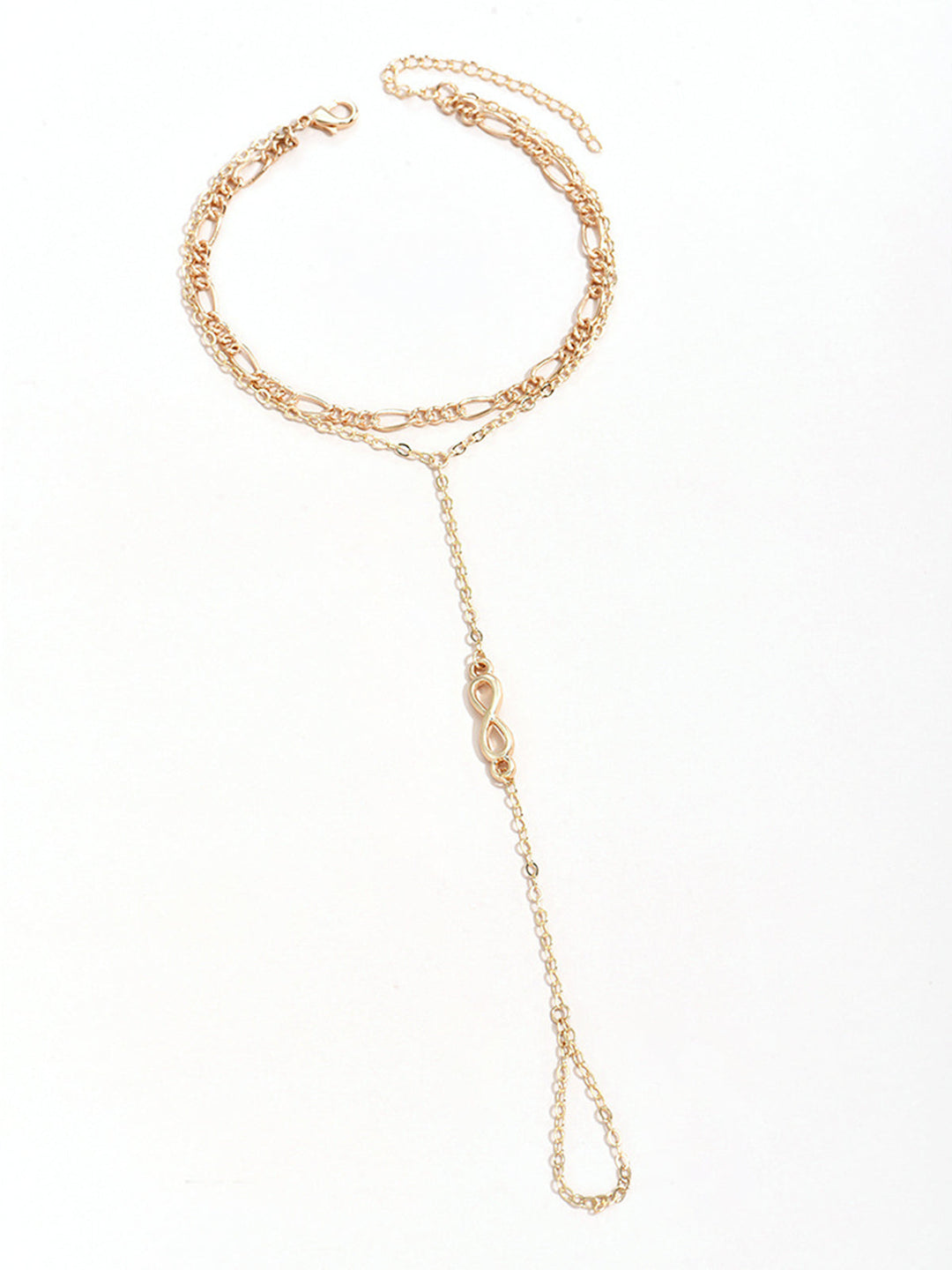 Златен пръстен с гривна