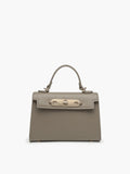 Mini Flap Crossbody Bag in Light Grey — Svelte Chic