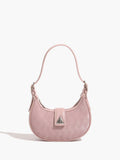 Diamanté Crescent Bag in Pink — Svelte Chic