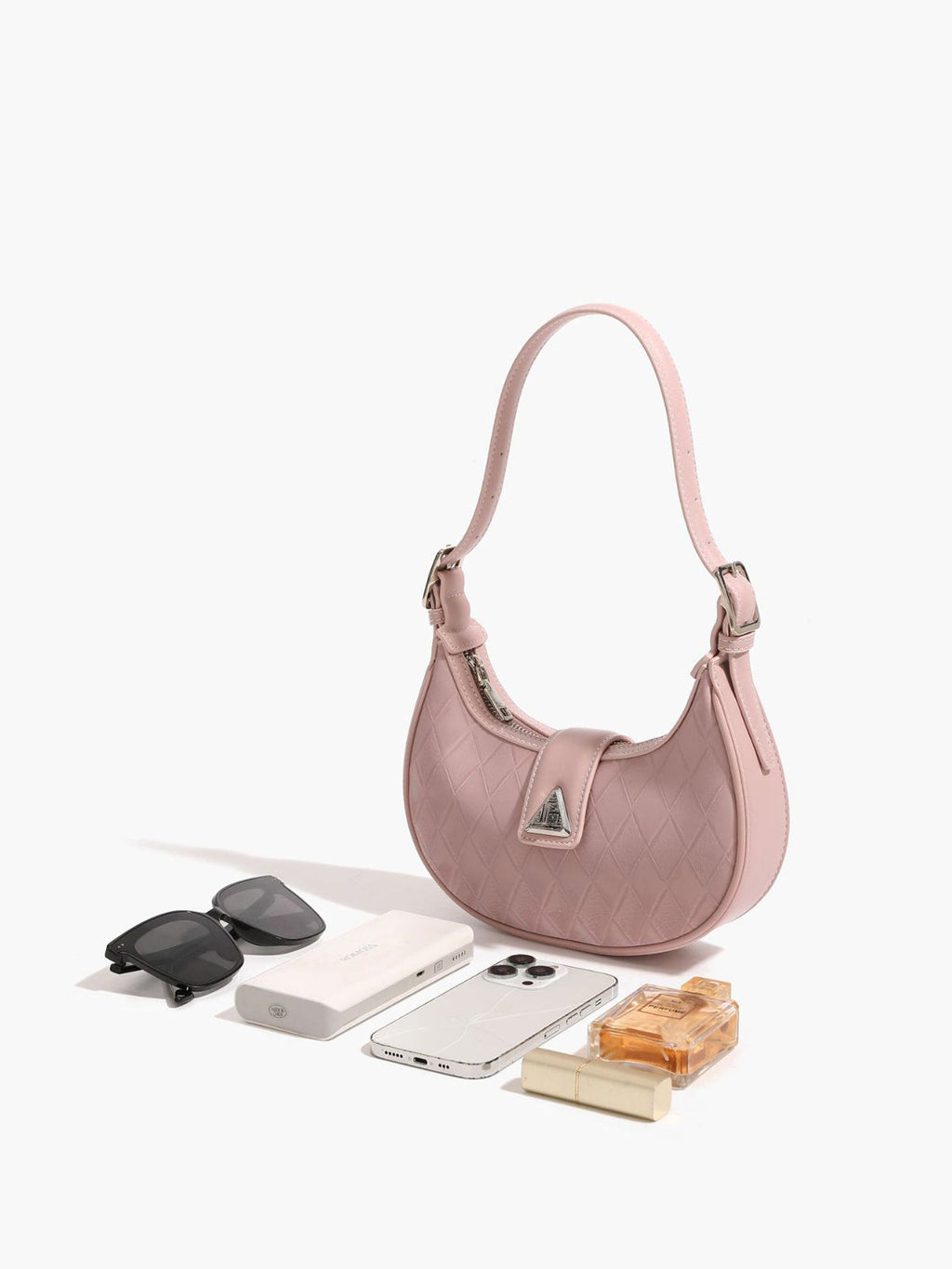 Diamanté Crescent Bag — Svelte Chic
