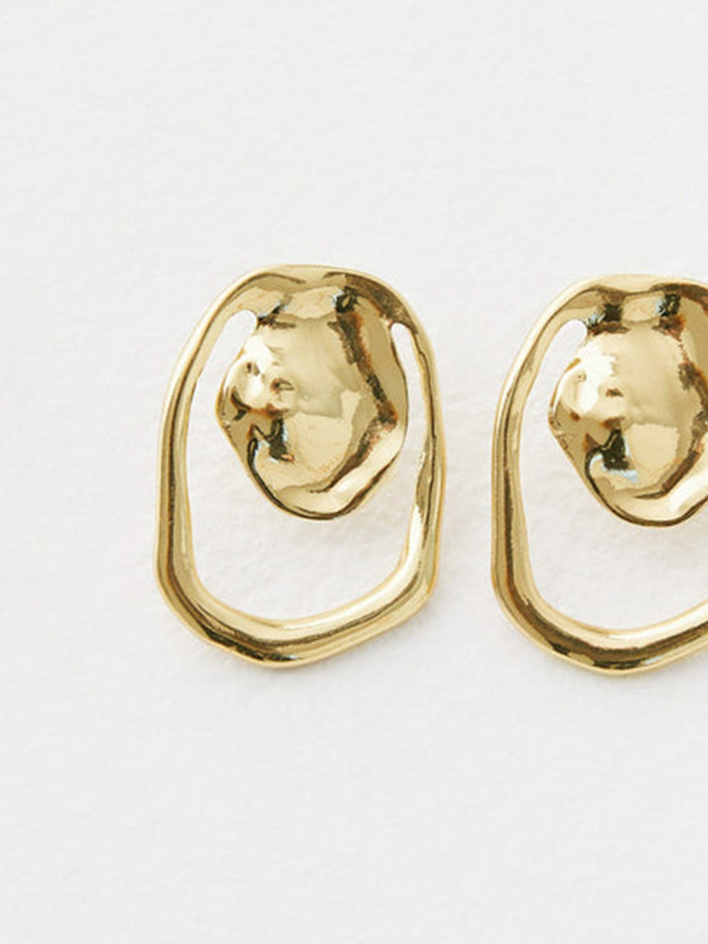 Stone Edge Earrings — Svelte Chic