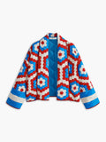 Bohème Lapel Winter Coat in Multicolor — Svelte Chic