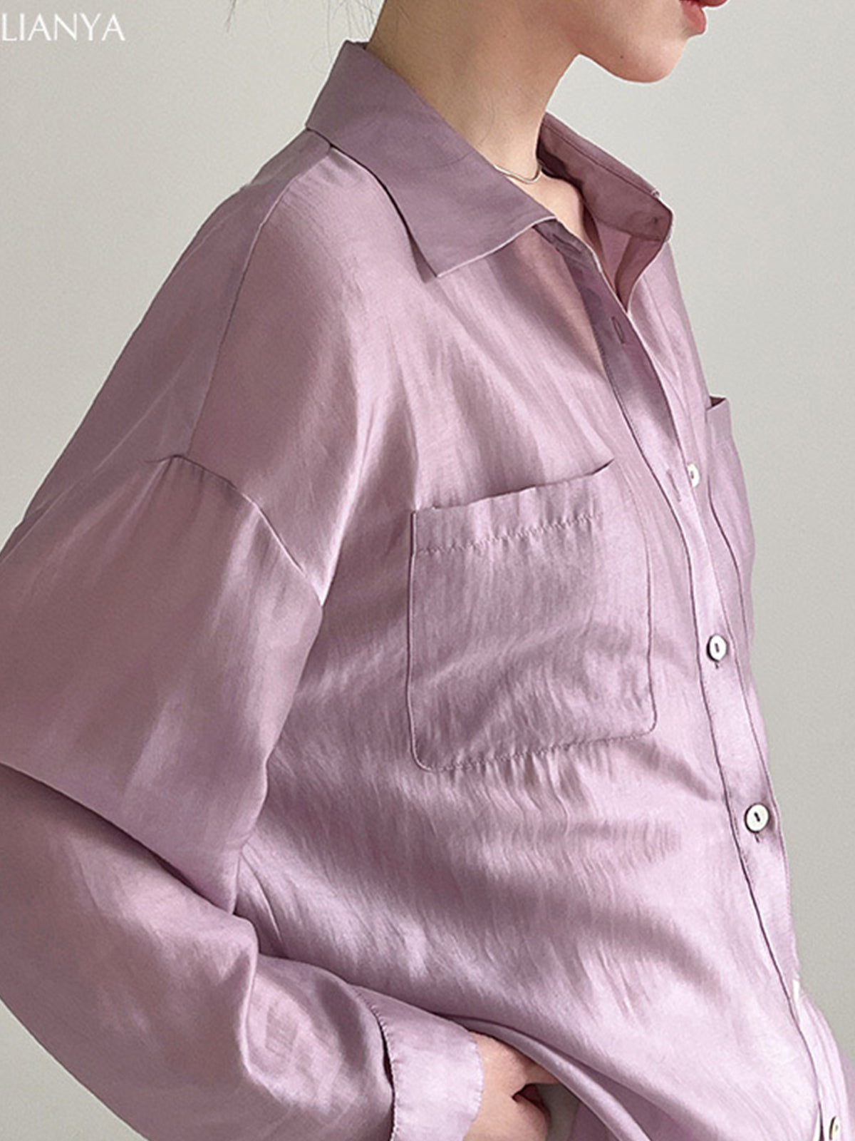 Draped Fine Shirt — Svelte Chic