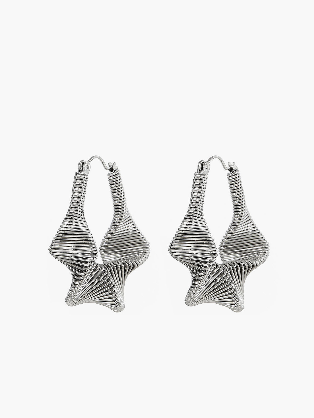 Twisted Wave Earrings — Svelte Chic
