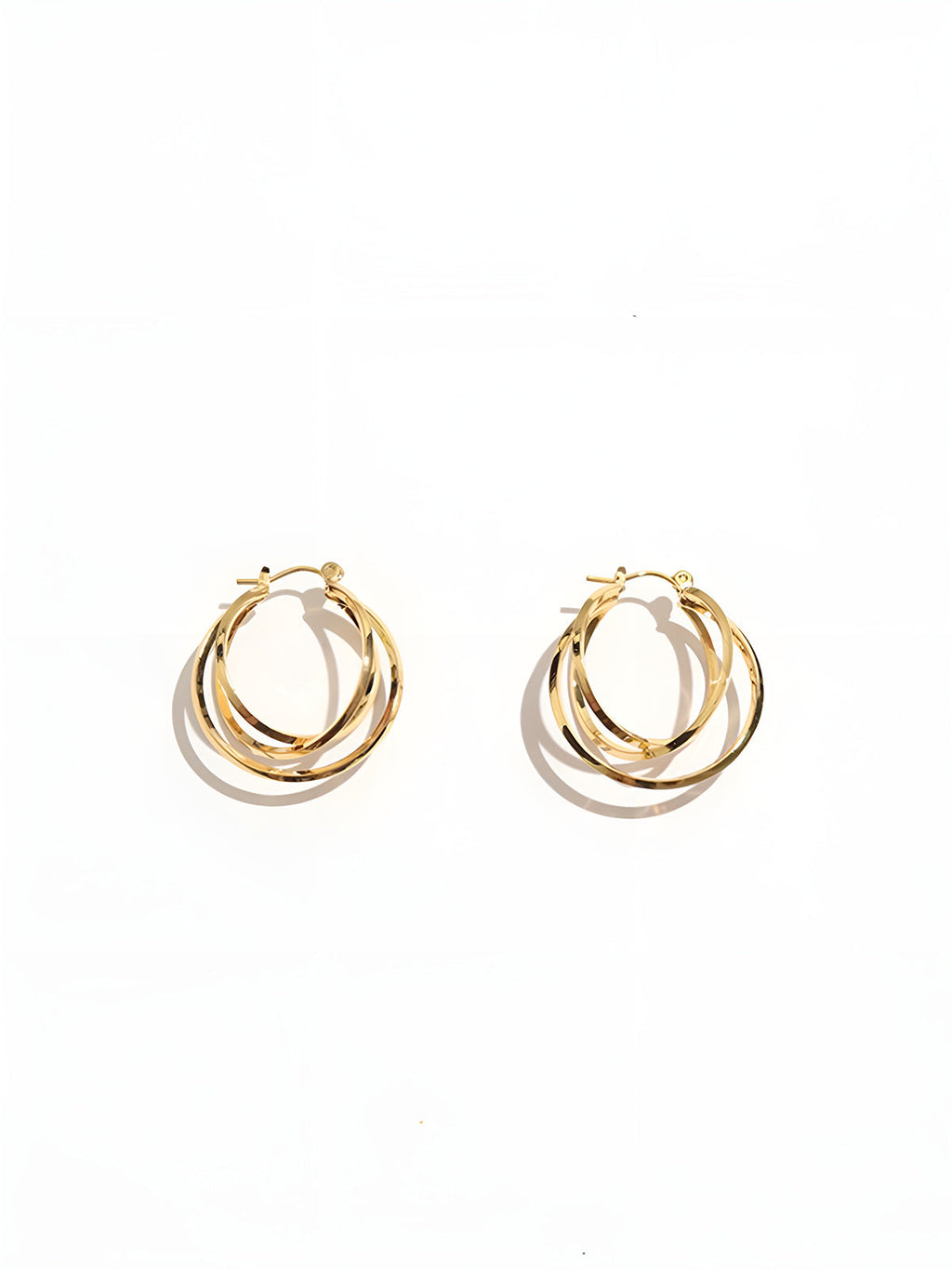 Triple Layer Hoop Earrings — Svelte Chic