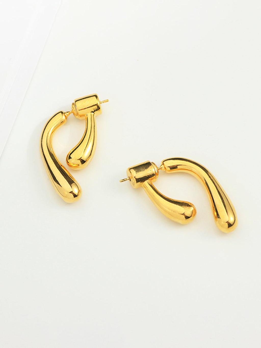 Irregular Twist Stud Earrings — Svelte Chic