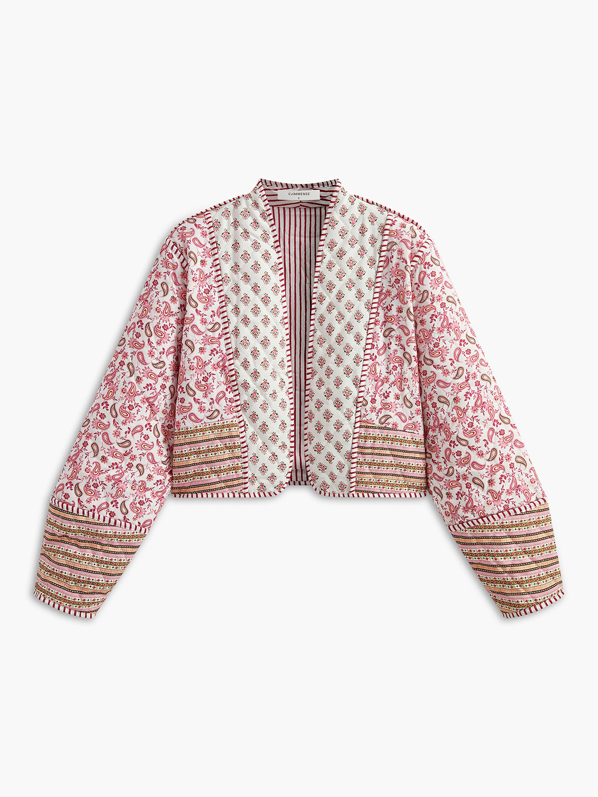 Floral Reversible Winter Coat in Pink — Svelte Chic