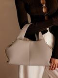 Plain Dumpling Bag in Light Grey — Svelte Chic