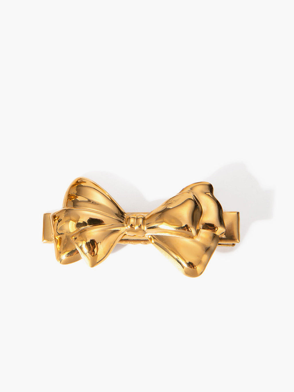 Gold Bow Hair Clip — Svelte Chic