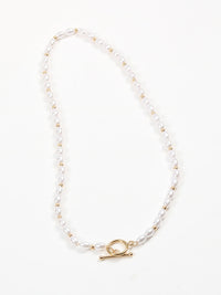 Романтично колие с перлени лариати 